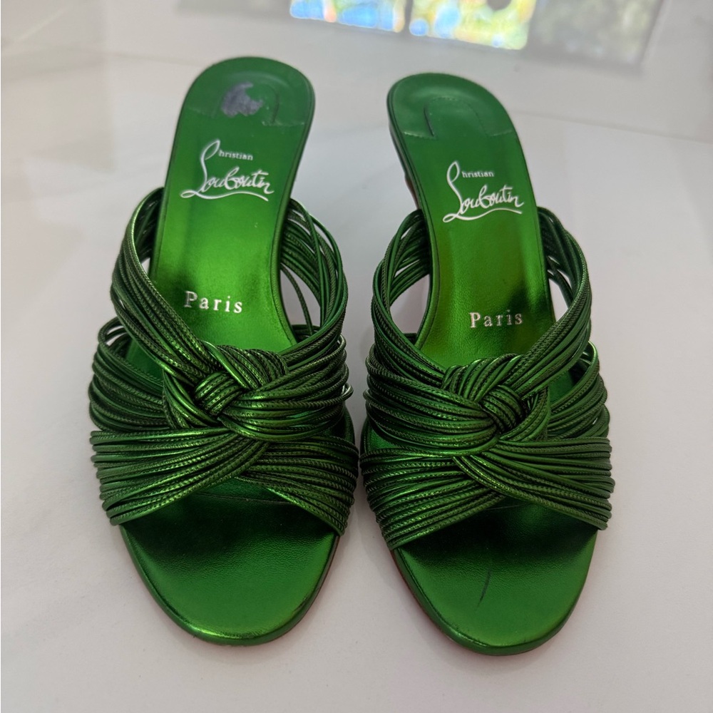 Christian Louboutin Green Women's Shoes